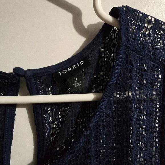 Torrid Blue Dress - Picture 2 of 3